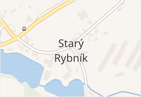 Starý Rybník v obci Skalná - mapa části obce