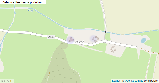 Zelená - mapa podnikání