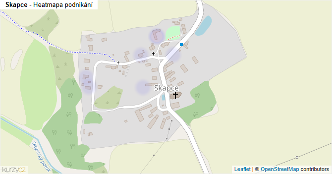 Skapce - mapa podnikání