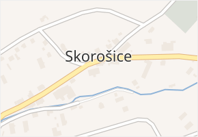 Skorošice v obci Skorošice - mapa části obce