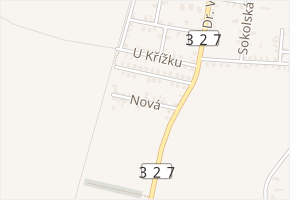 Nová v obci Skřivany - mapa ulice