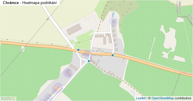 Chrámce - mapa podnikání
