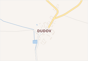 Dudov v obci Skrýchov u Malšic - mapa části obce