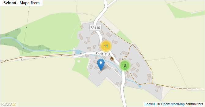 Svinná - mapa firem