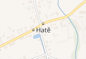 Hatě v obci Skuhrov - mapa části obce