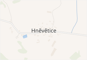 Hněvětice v obci Skuteč - mapa části obce