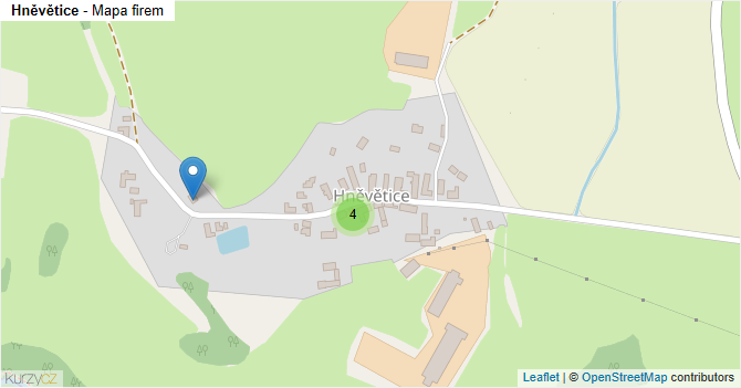 Hněvětice - mapa firem