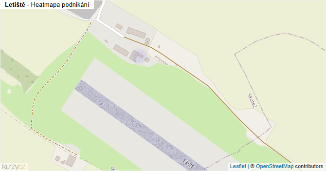 Letiště - mapa podnikání
