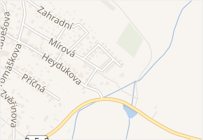 Na Vlaštovce v obci Skuteč - mapa ulice