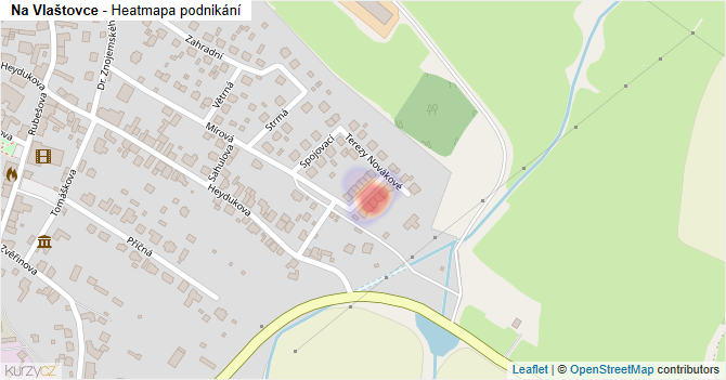 Na Vlaštovce - mapa podnikání