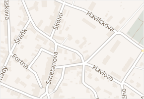 Smila Flašky v obci Skuteč - mapa ulice