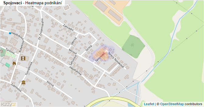 Spojovací - mapa podnikání