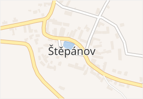 Štěpánov v obci Skuteč - mapa části obce