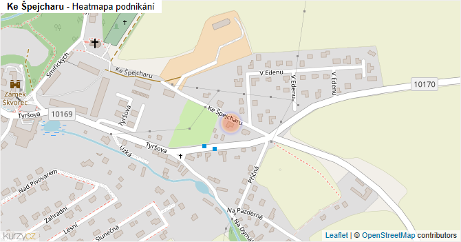Ke Špejcharu - mapa podnikání