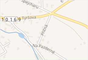 Příčná v obci Škvorec - mapa ulice