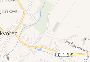 Smiřických v obci Škvorec - mapa ulice