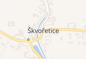 Škvořetice v obci Škvořetice - mapa části obce