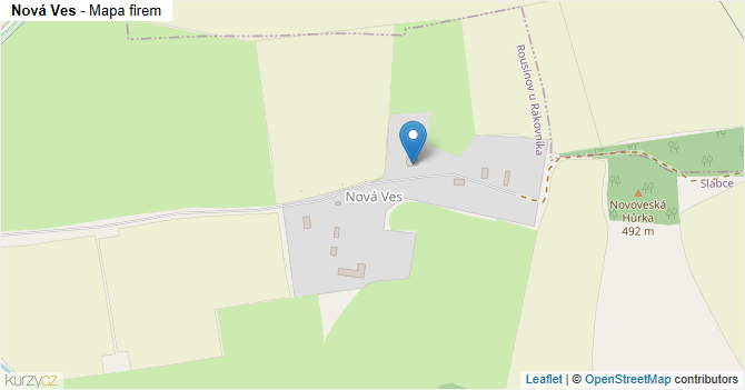 Nová Ves - mapa firem