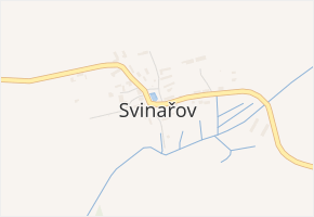 Svinařov v obci Slabce - mapa části obce