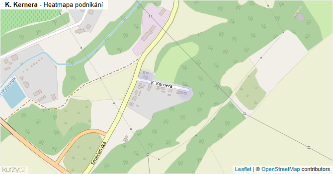 K. Kernera - mapa podnikání