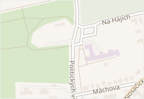 Politických vězňů v obci Slaný - mapa ulice