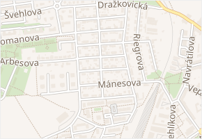 Šimáčkova v obci Slaný - mapa ulice
