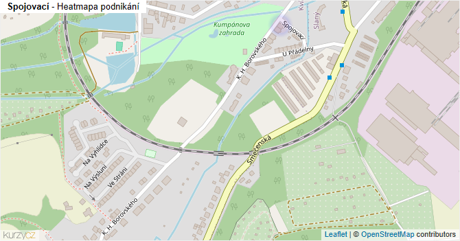 Spojovací - mapa podnikání