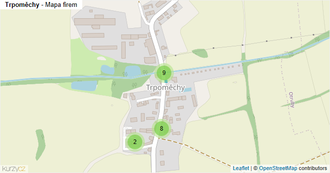 Trpoměchy - mapa firem