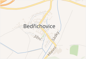 Hlavní v obci Šlapanice - mapa ulice