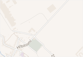 Pod Žurání v obci Šlapanice - mapa ulice