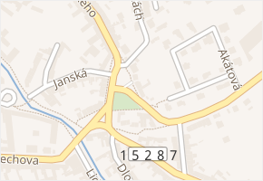 Svatojánské nám. v obci Šlapanice - mapa ulice