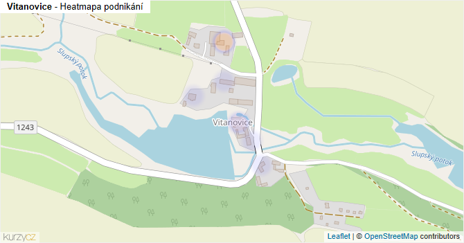 Vitanovice - mapa podnikání