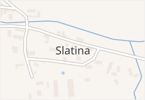 Slatina v obci Slatina - mapa části obce