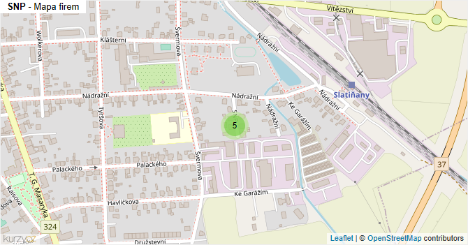 SNP - mapa firem
