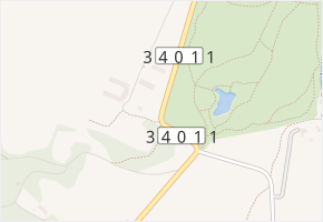 V Kaštance v obci Slatiňany - mapa ulice