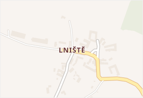 Lniště v obci Slavče - mapa části obce