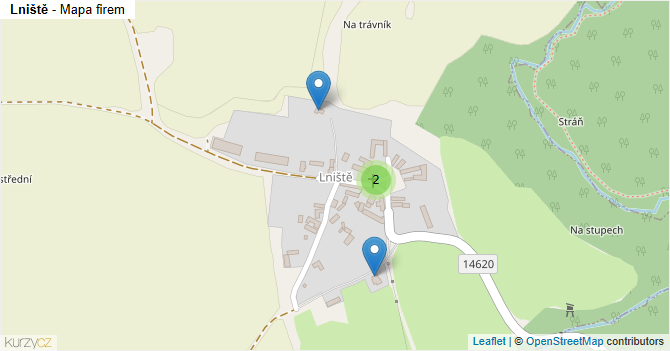Lniště - mapa firem