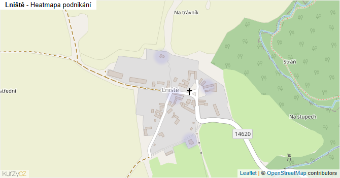 Lniště - mapa podnikání
