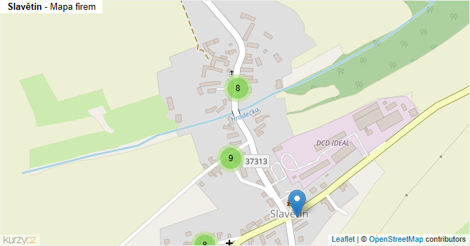 Slavětín - mapa firem