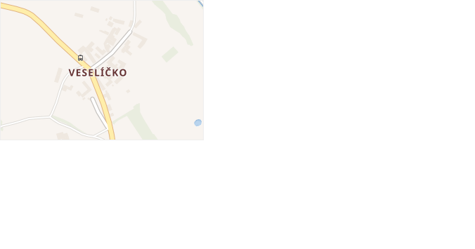 Veselíčko v obci Slavětín - mapa ulice