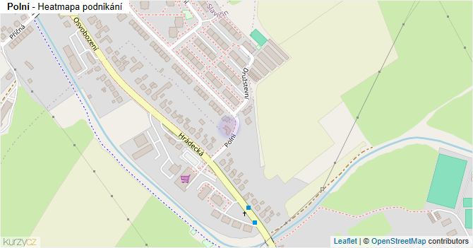 Polní - mapa podnikání
