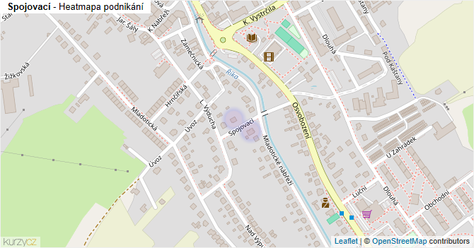 Spojovací - mapa podnikání