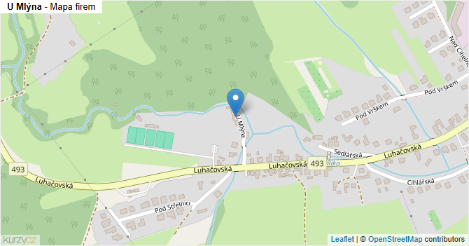 U Mlýna - mapa firem