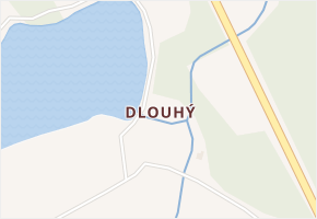Dlouhý v obci Slavíkov - mapa části obce