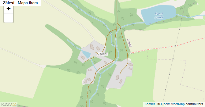 Zálesí - mapa firem