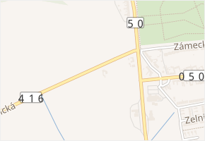 Křenovická v obci Slavkov u Brna - mapa ulice