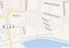 Litavská v obci Slavkov u Brna - mapa ulice