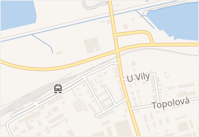 Nádražní v obci Slavkov u Brna - mapa ulice