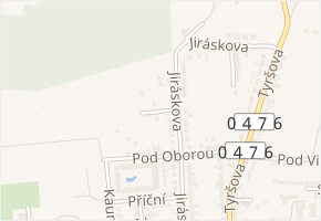 Sadová v obci Slavkov u Brna - mapa ulice