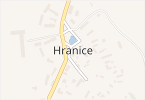 Hranice v obci Slavošov - mapa části obce